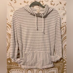 J. Crew Light Striped Hoodie